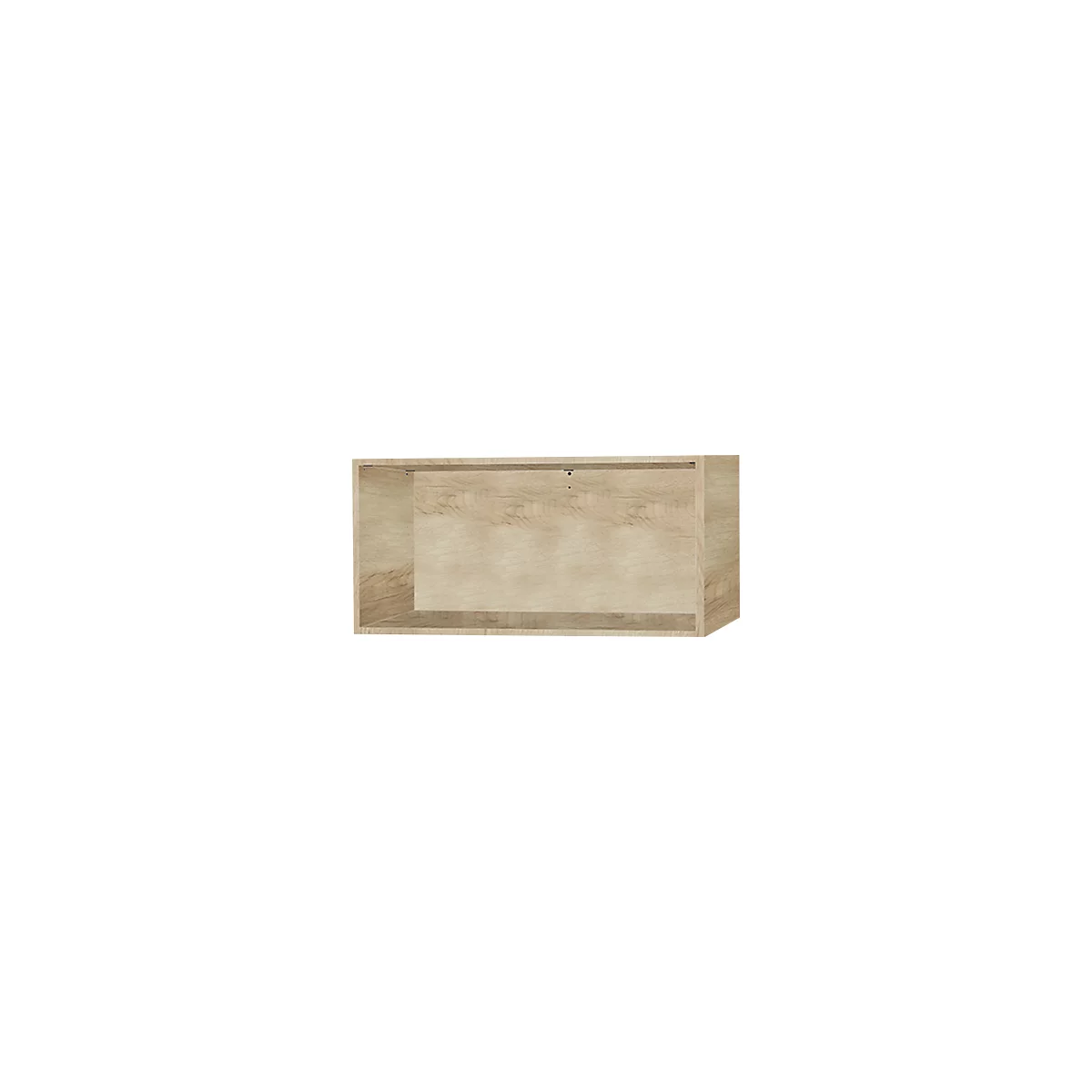 Schäfer Shop Select Aufsatzregal, 1 OH, B 800 x T 420 x H 372 mm, WildWildeiche