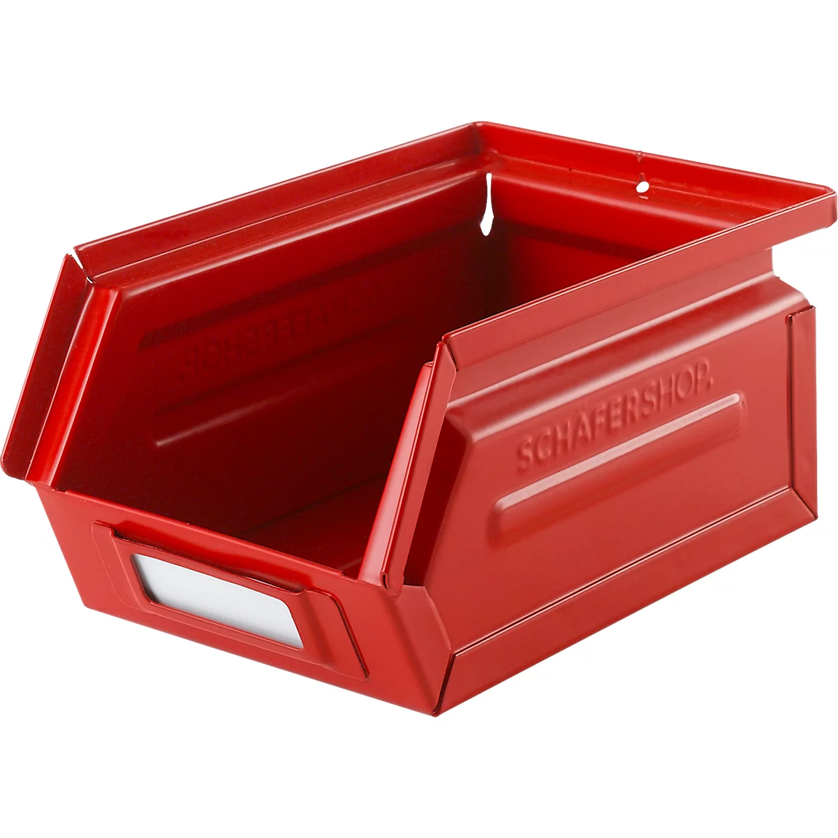 Schäfer Shop Select Bac à bec, 0,9 l, 2,5 kg, L 163 x l 102 x H 75 mm, acier, RAL 3000 (rouge feu)