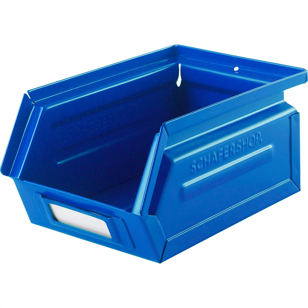 Schäfer Shop Select Bac à bec, 0,9 l, 2,5 kg, L 163 x l 102 x H 75 mm, acier, RAL 5015 (bleu ciel)