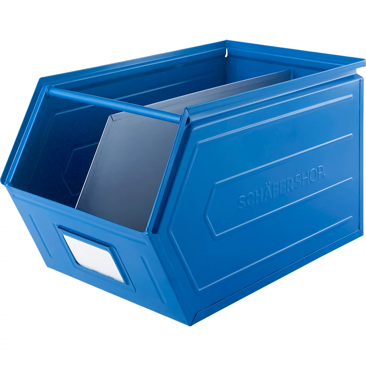 Schäfer Shop Select Bac à bec, 0,9 l, 2,5 kg, L 163 x l 102 x H 75 mm, acier, RAL 5015 (bleu ciel)
