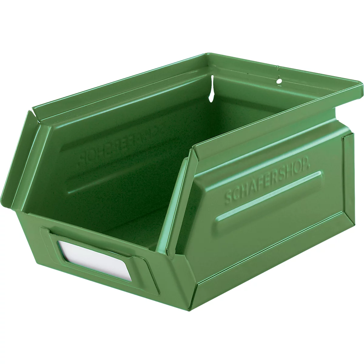 Schäfer Shop Select Bac à bec, 0,9 l, 2,5 kg, L 163 x l 102 x H 75 mm, acier, RAL 6011 (vert résada)