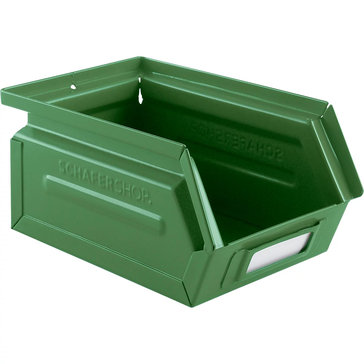 Schäfer Shop Select Bac à bec, 0,9 l, 2,5 kg, L 163 x l 102 x H 75 mm, acier, RAL 6011 (vert résada)