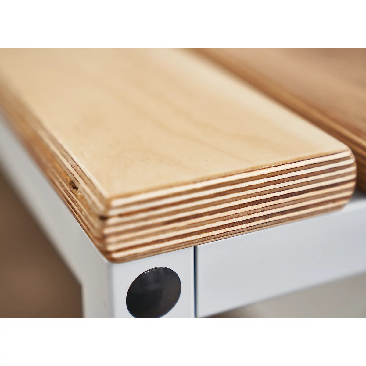 Schäfer Shop Select bank, voor kleedkamers, B 995 x D 310 x H 415 mm, lichtgrijs