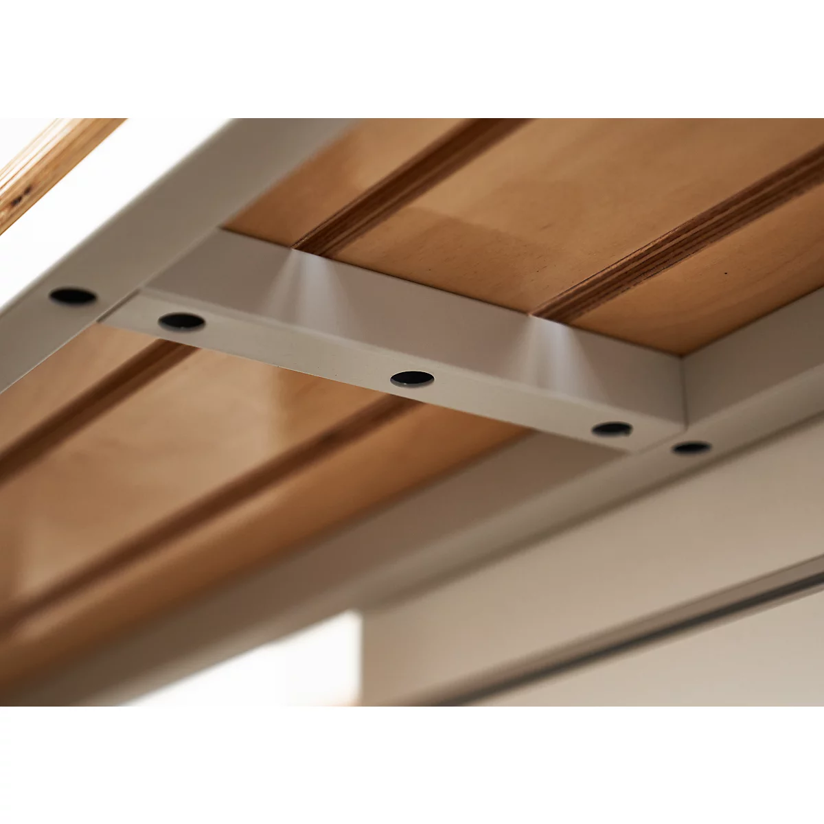 Schäfer Shop Select bank, voor kleedkamers, B 995 x D 310 x H 415 mm, lichtgrijs