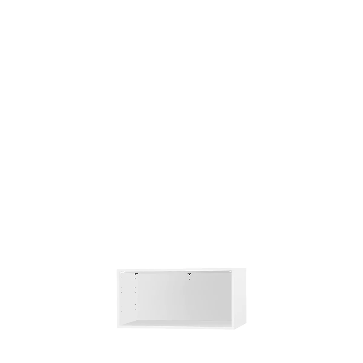 Schäfer Shop Select Bibliothèque étagère à poser START UP, 1 HC, en bois, l. 800 x P 420 x H 372 mm, blanc