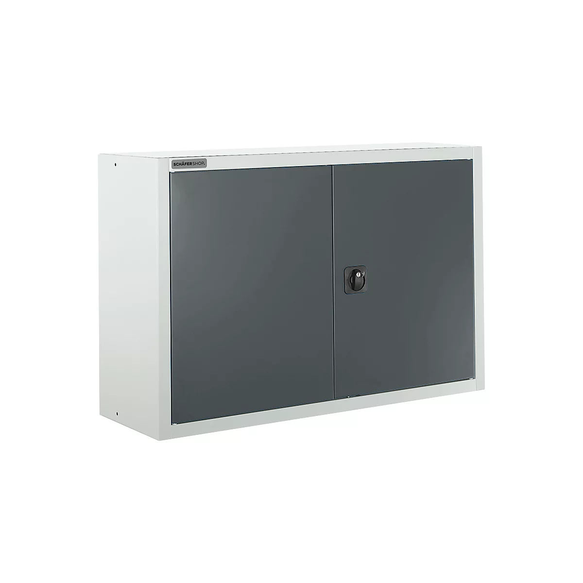 Schäfer Shop Select Bovenkast MS 8412i, B 1200 x D 400 x H 800 mm, 1 legbord, staal, lichtgrijs RAL 7035/antracietgrijs RAL 7016