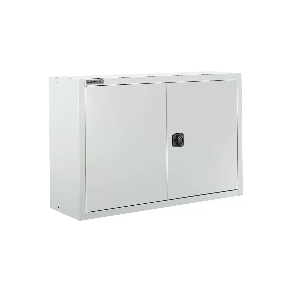 Schäfer Shop Select Bovenkast MS 8412i, B 1200 x D 400 x H 800 mm, 1 legbord, staal, lichtgrijs RAL 7035/lichtgrijs RAL 7035