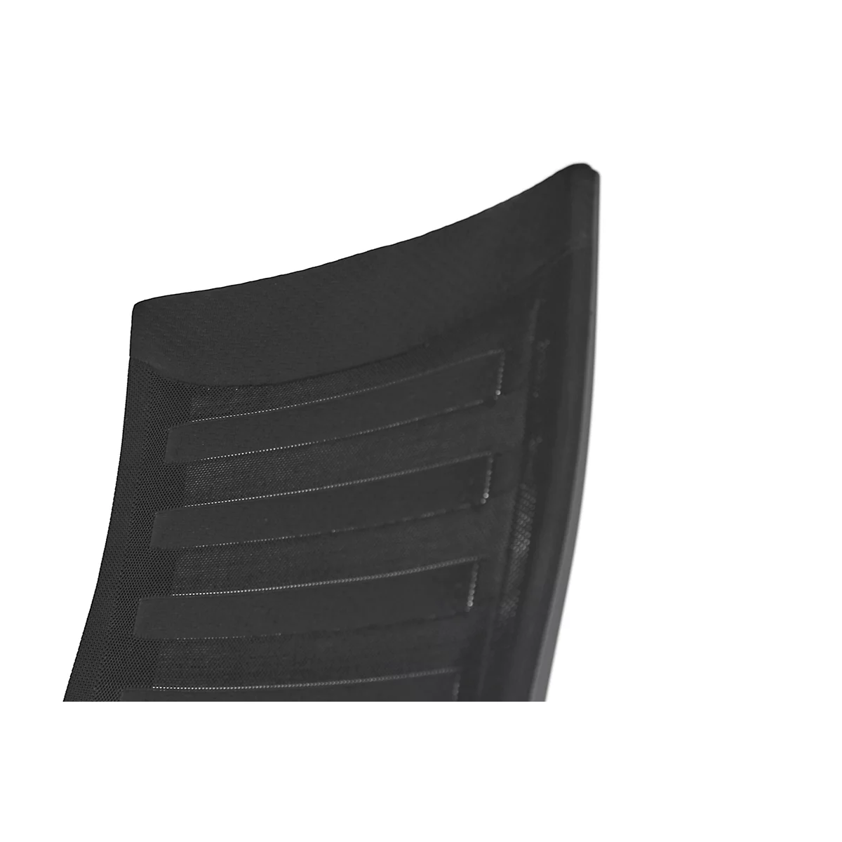 Schäfer Shop Select Bürostuhl SSI PROLINE S3+, mit Armlehnen, 3D-Synchronmechanik, Flachsitz, 3D-Netz-Rückenlehne, schwarz/alusilber