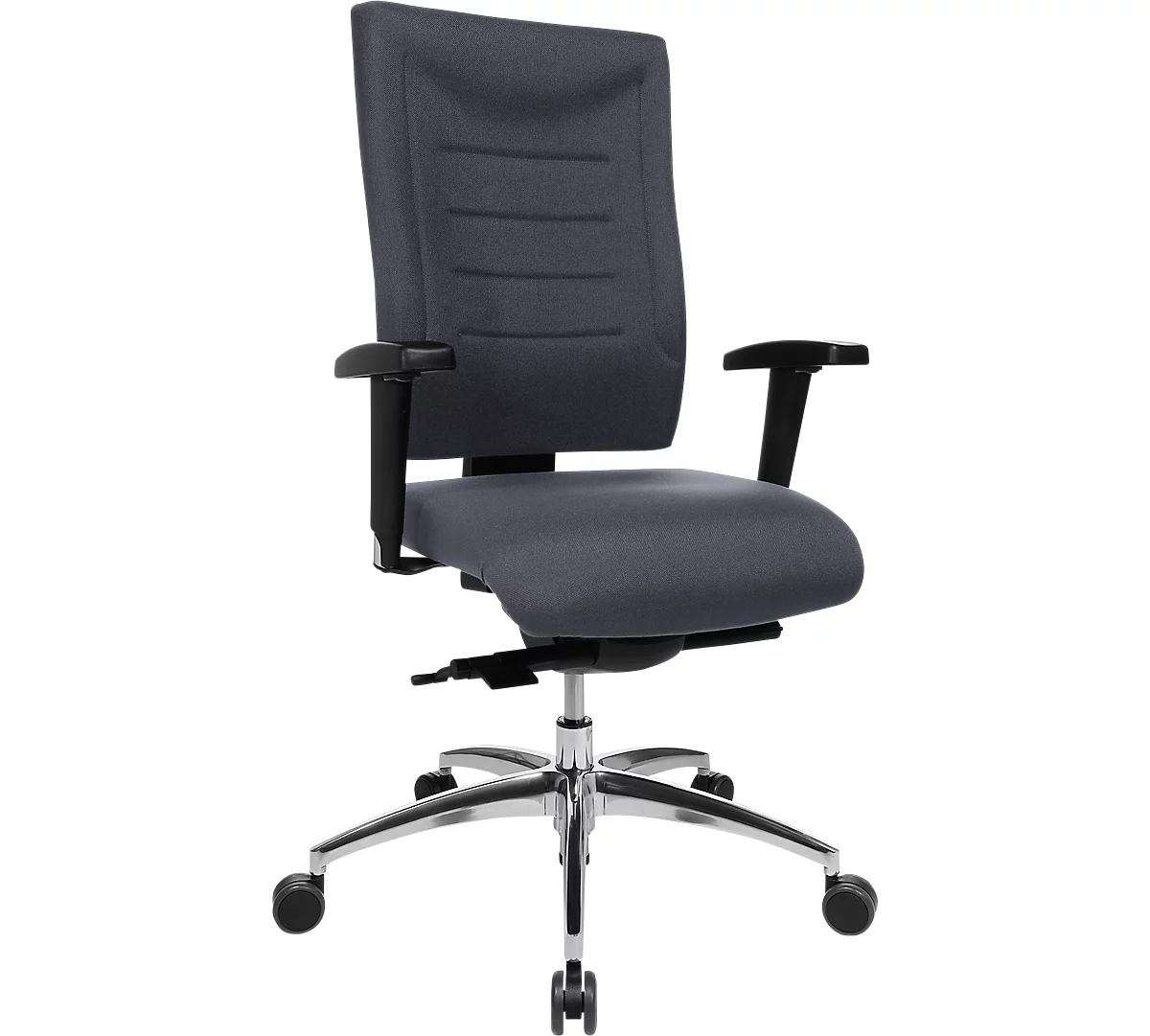 Schäfer Shop Select Bureaustoel SSI PROLINE P3+, synchroonmechanisme, zonder armleuningen, lendenwervelsteun, 3D-zitgewricht, antraciet
