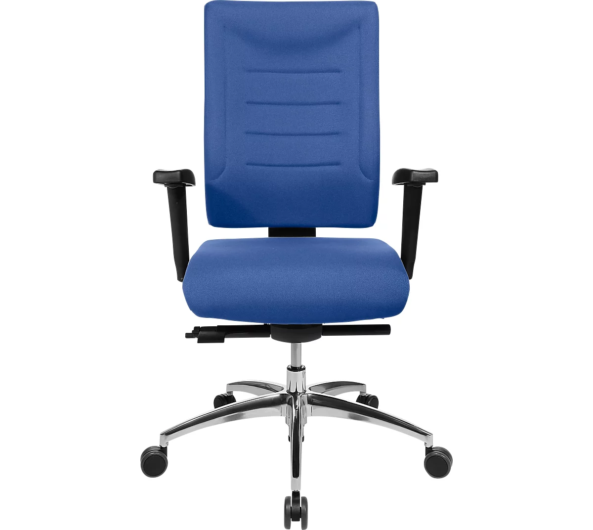 Schäfer Shop Select Bureaustoel SSI PROLINE P3+, synchroonmechanisme, zonder armleuningen, lendenwervelsteun, 3D-zitgewricht, blauw