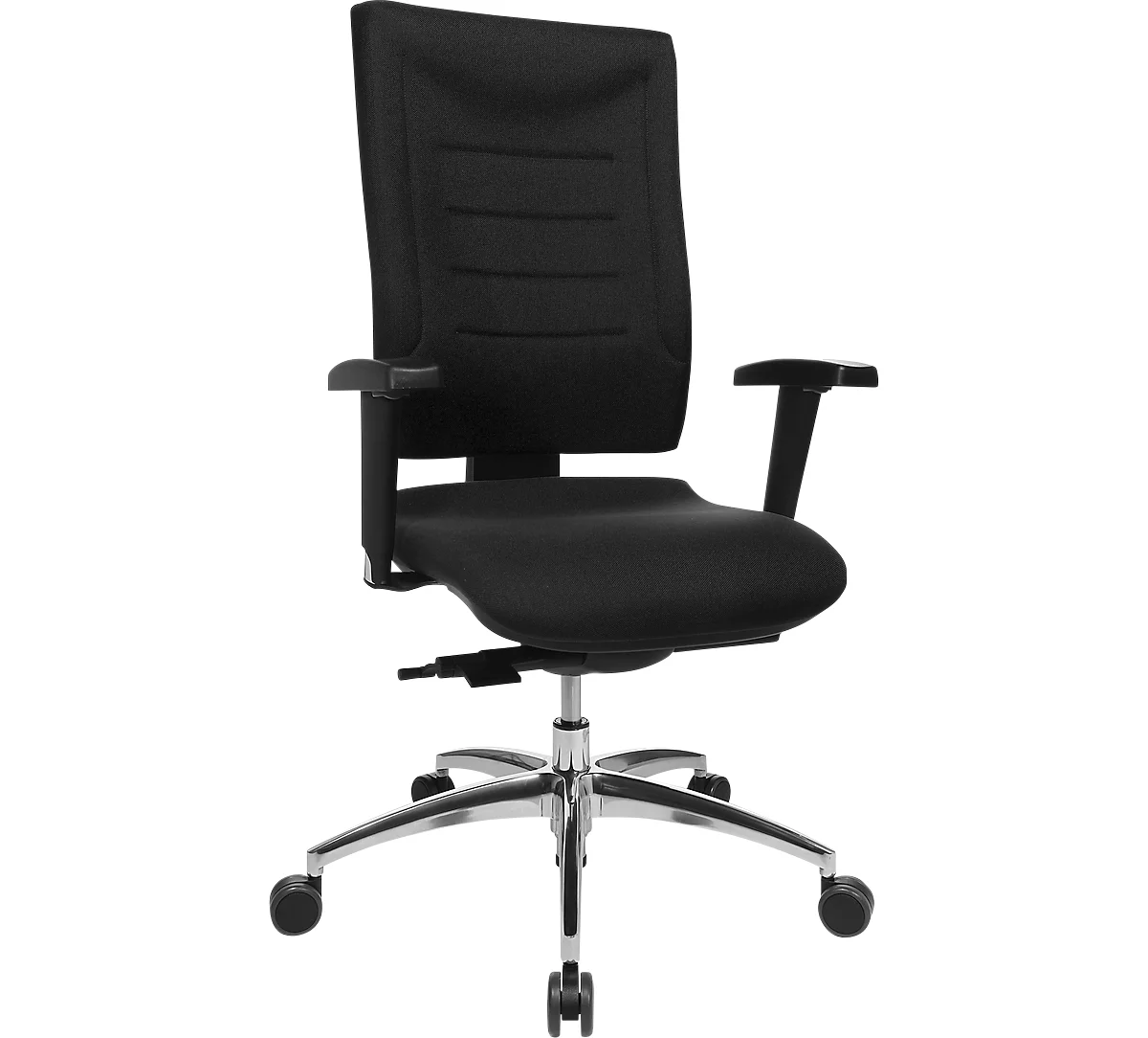Schäfer Shop Select Bureaustoel SSI PROLINE P3, synchroonmechanisme, zonder armleuningen, lendenwervelsteun, ergonomisch gevormde wervelsteun