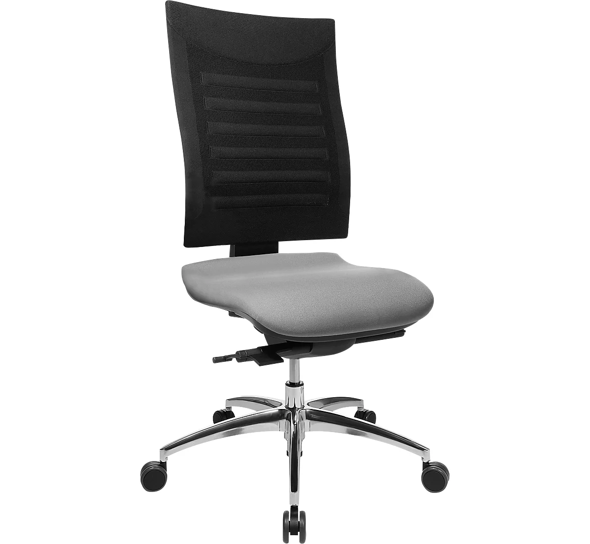 Schäfer Shop Select Bureaustoel SSI PROLINE S3, zonder armleuningen, synchroonmechanisme, ergonomische leuning, grijs/zwart