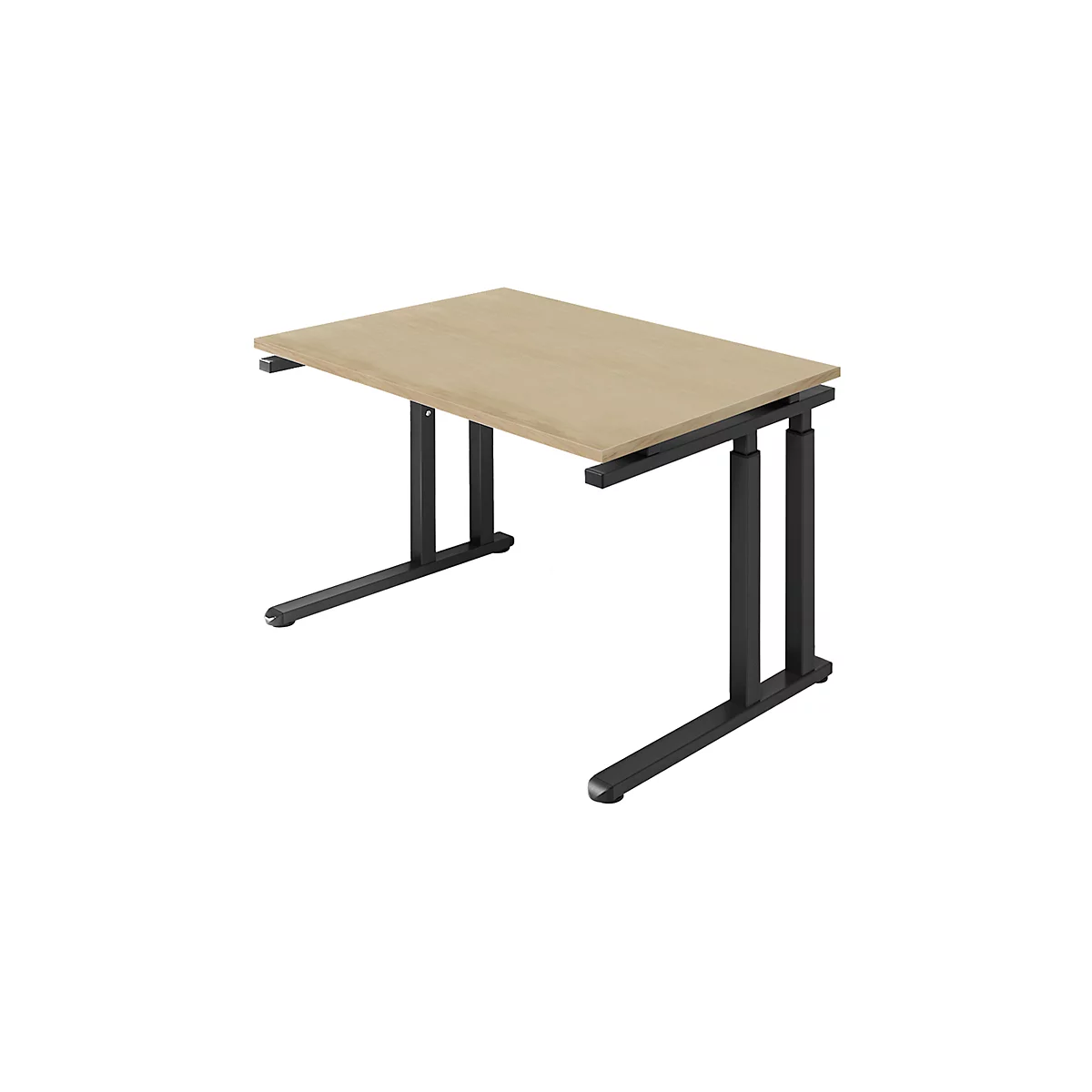 Schäfer Shop Select Bureautafel SET UP, C-poot onderstel, 1200x800, eik/grafiet 