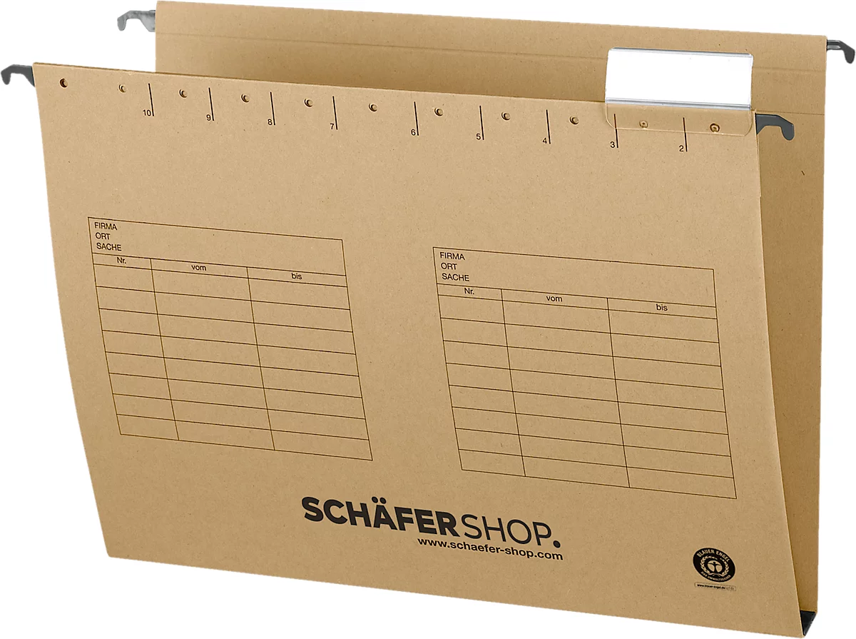 Schäfer Shop Select Carpeta colgante , apertura lateral, para formatos hasta DIN A4, 20 mm de ancho