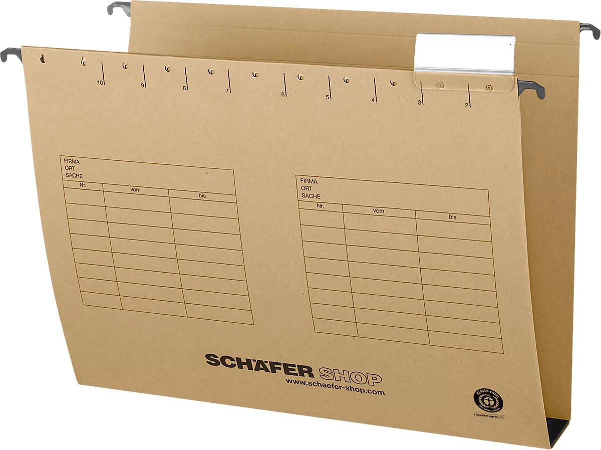 Schäfer Shop Select Carpeta colgante , apertura lateral, para formatos hasta DIN A4, 40 mm de ancho