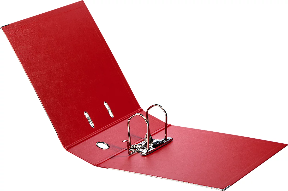 Schäfer Shop Select Carpeta , DIN A4, ancho del lomo 80 mm, 10 unidades, rojo