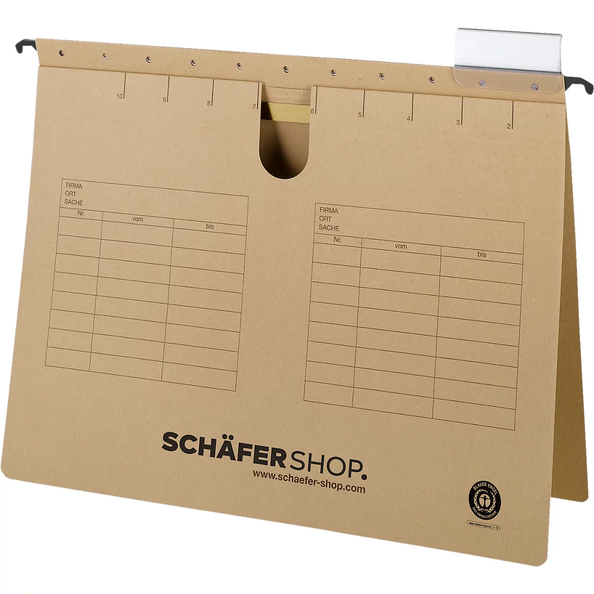 Schäfer Shop Select Carpetas colgantes , con corte de pulgar, para formatos hasta DIN A4,