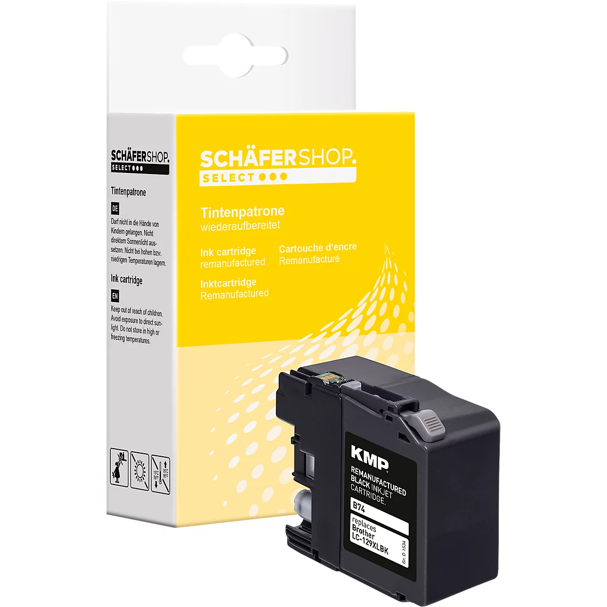 Schäfer Shop Select Cartouche d'encre, remplace Brother LC129XLBK, noir pigmenté