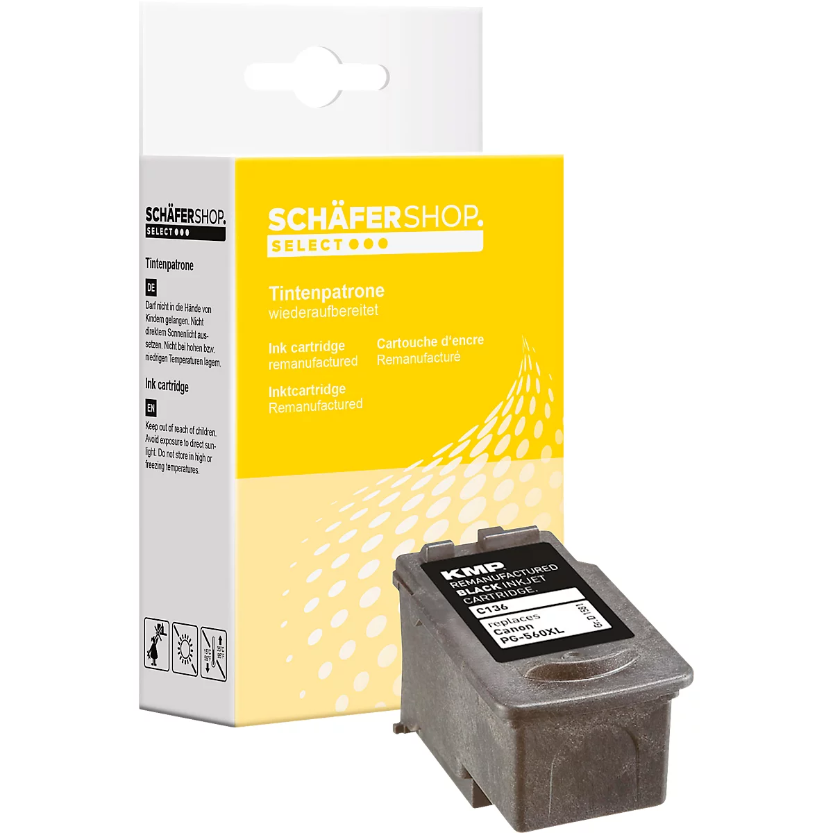 Schäfer Shop Select Cartouche d'encre remplace Canon PG-560XL, noir-pigmenté