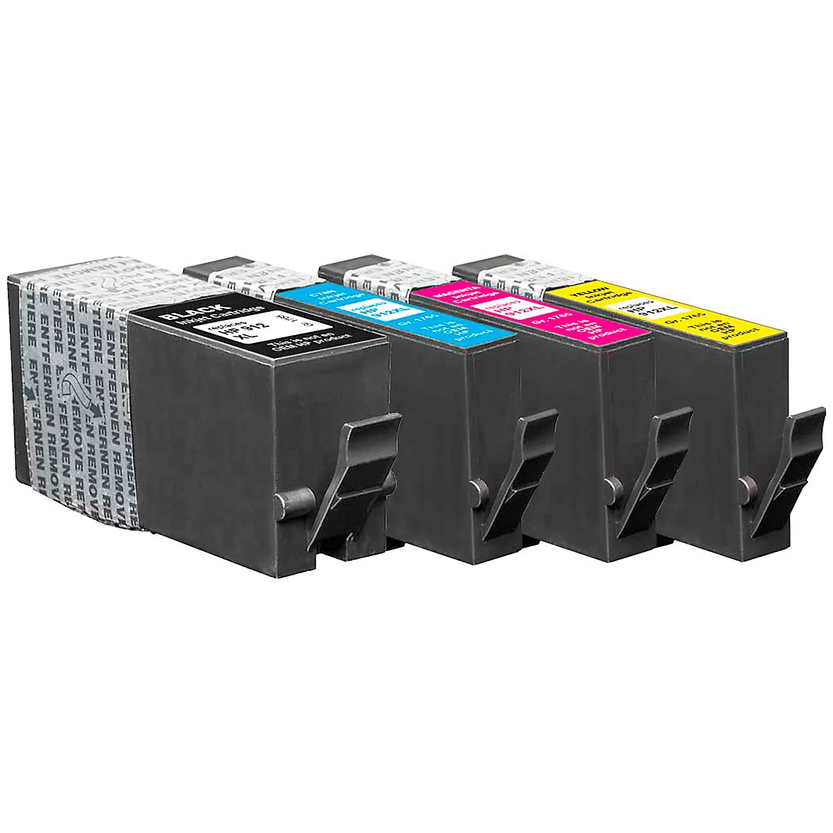 Schäfer Shop Select Cartouches d'encre, remplace HP 912XL (3YP34AE), Mixpack, cyan, magenta, jaune, noir