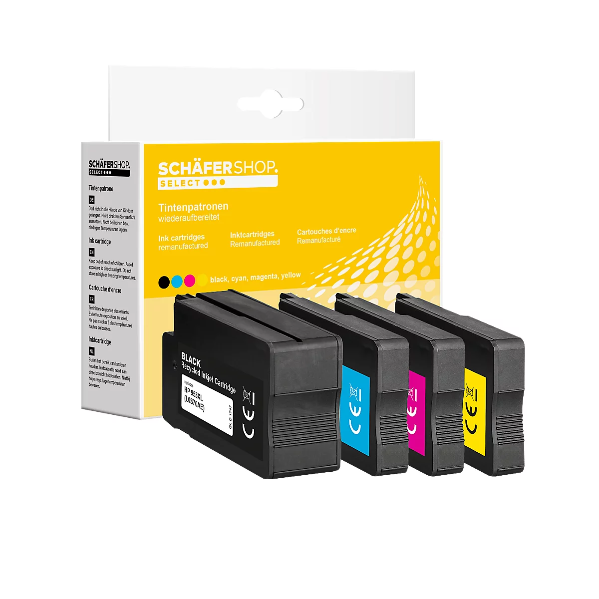 Cartouche d'encre N°953 XL Jaune compatible Hp