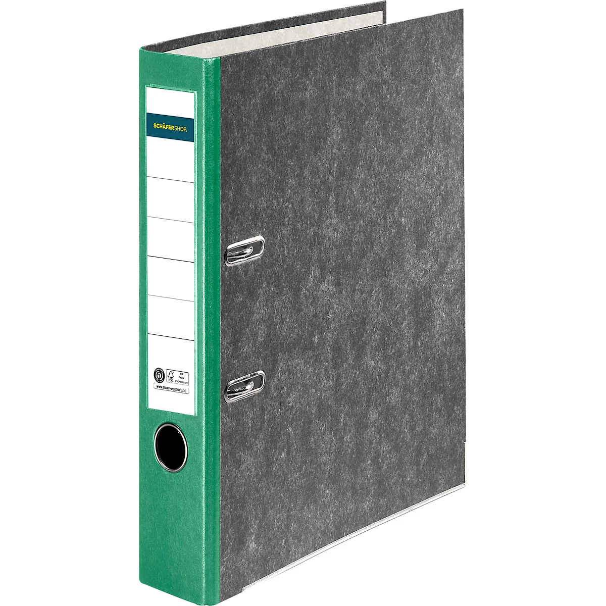 Schäfer Shop Select Classeur à levier , format A4, l. de la tranche 50 mm, 25 pièces, vert