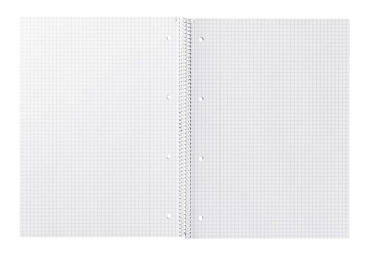 Schäfer Shop Select Collegeblöcke, DIN A4, 80 Blatt, 5 Stück, weiß
