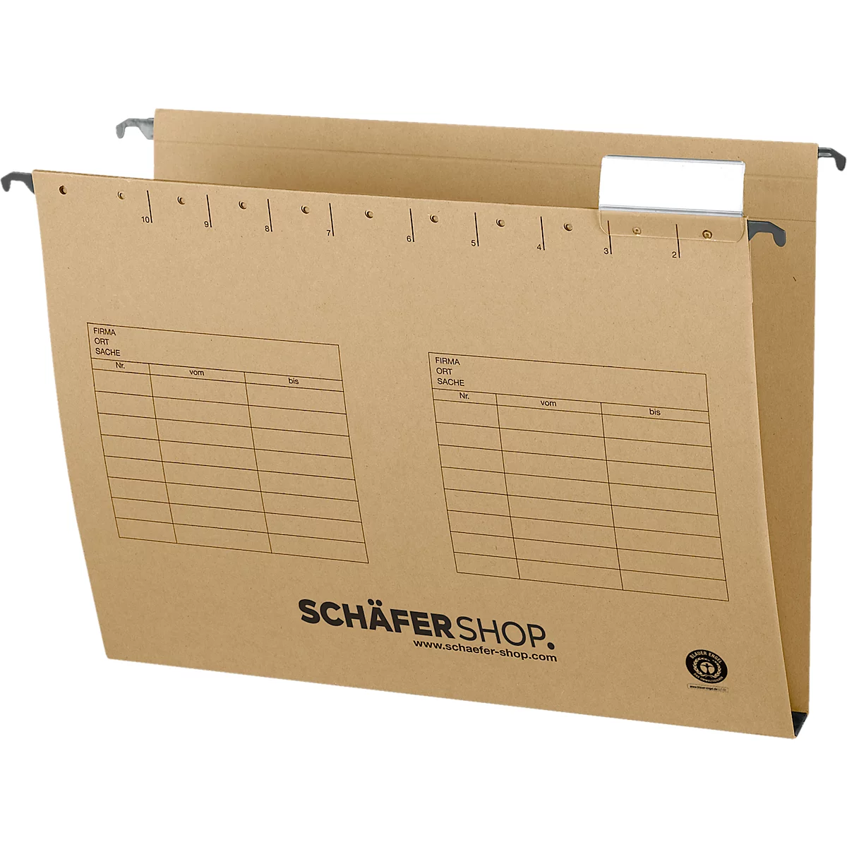 Schäfer Shop Select Dossiers suspendus pour tiroirs , ouverture latérale, pour formats jusqu'à A4, 20 mm de large