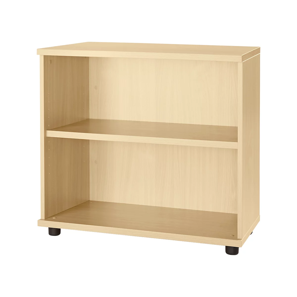 Schäfer Shop Select Estantería auxiliar, de madera, 2 estantes, An 800 x P 421 x Al 750 mm, arce