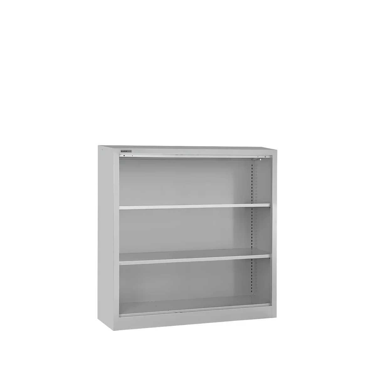 Schäfer Shop Select Estantería de acero MS iCONOMY, 3 alturas de archivo, An 1200 x P 400 x Al 1215 mm, aluminio blanco RAL 9006
