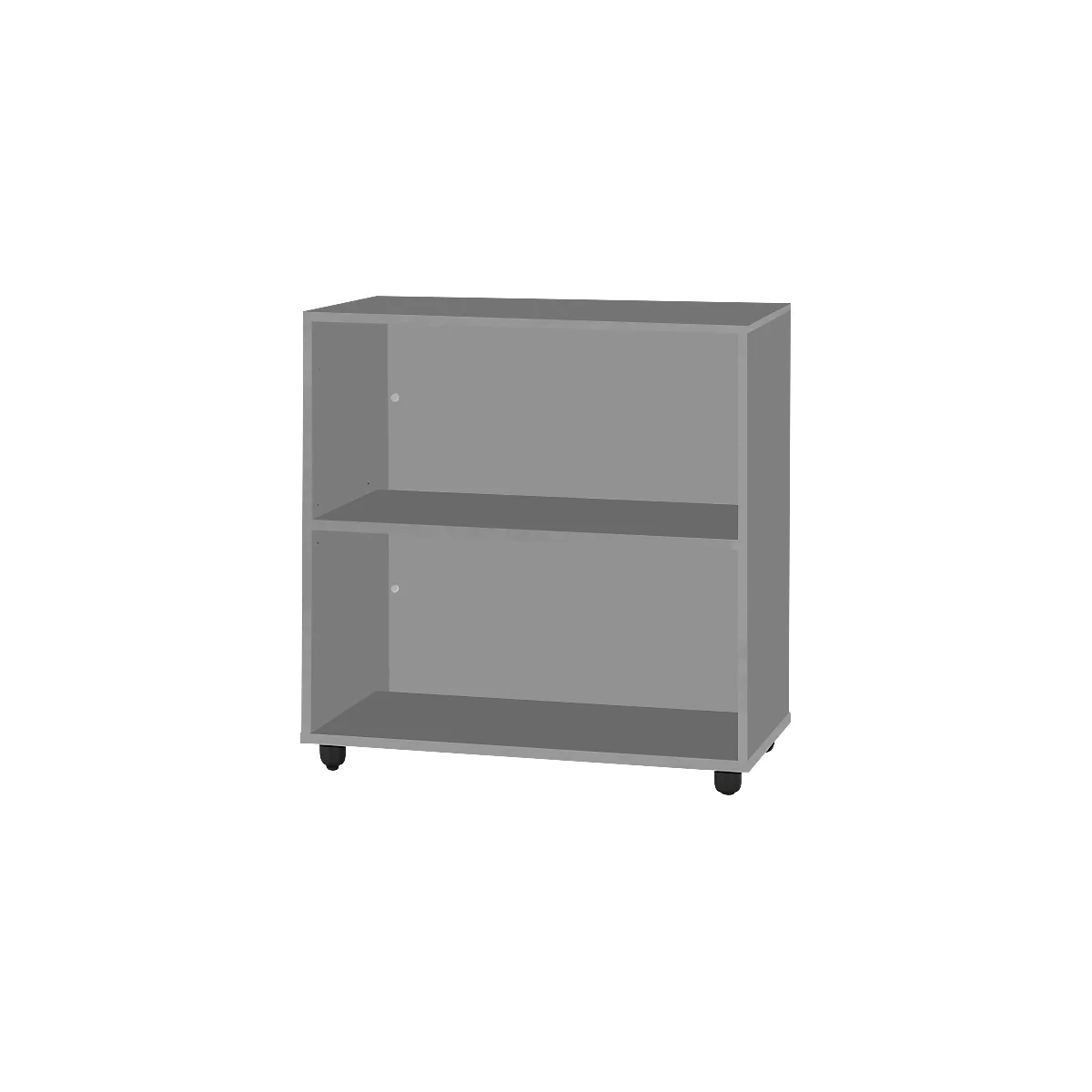 Schäfer Shop Select Étagère LOGIN, 2 hauteurs de classeurs, L 800 x P 420 x H 788 mm, graphite