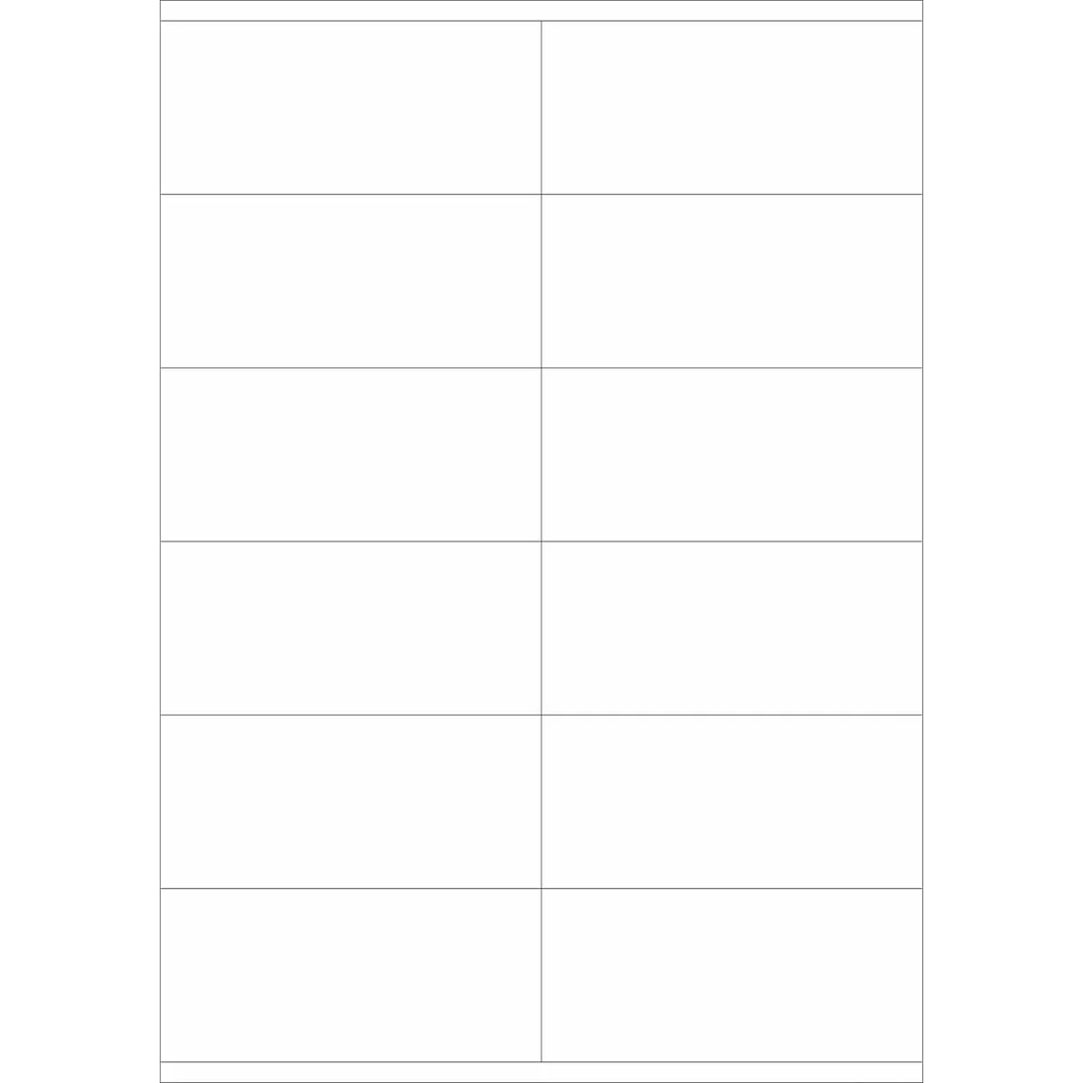 Rectangle blanc divisé en plusieurs rectangles par des lignes grises.