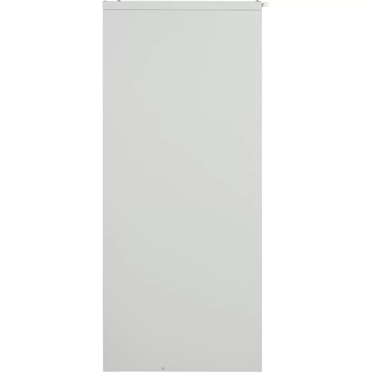 Light gray, rectangular sunshade hanging from the ceiling.