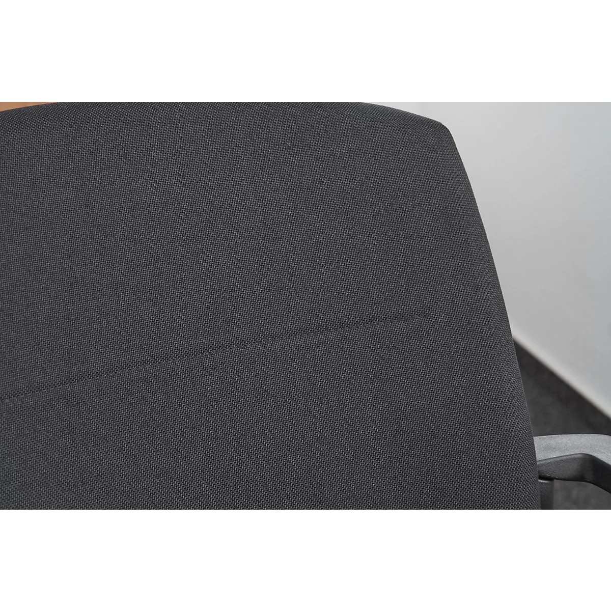 Schäfer Shop Select Freischwinger SSI Proline Visit P2, ergonomisch, Armlehnen, stapelbar bis 4 Stück, B 480 x T 480 x H 480 mm, alusilber/anthrazit