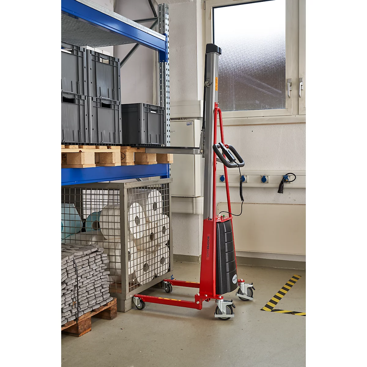 Schäfer Shop Select Gerbeur électrique, 100 kg