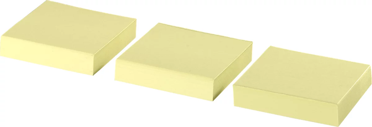 Schäfer Shop Select Haftnotizen, 50 x 40 mm, 3 x 100 Blatt, gelb
