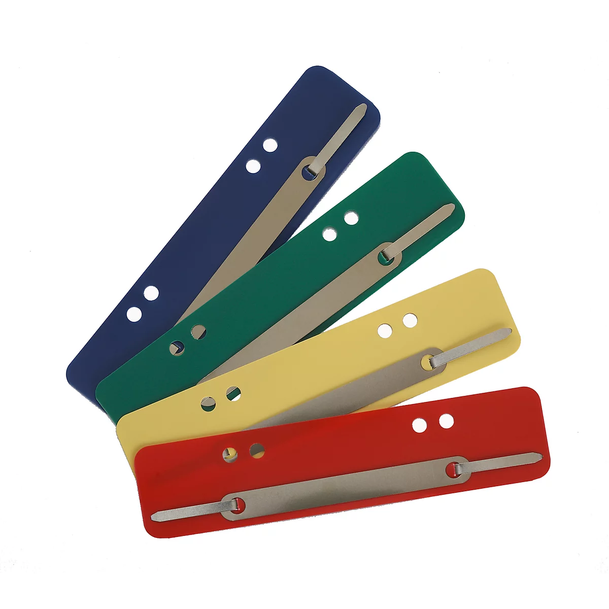 Schäfer Shop Select Heftstreifen, PP, farbsortiert, DIN A5, Metall-Deckleiste