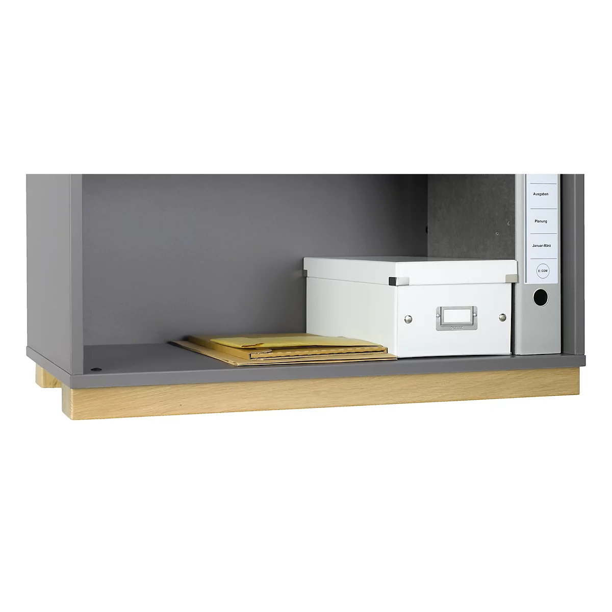 Schäfer Shop Select houten sokkel voor kast Start Off Wood, H 44 mm, 4 stuks