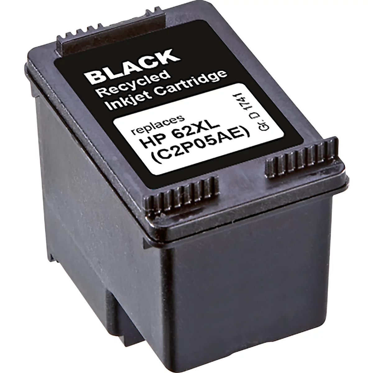 Schäfer Shop Select inktpatroon, vervangt HP 62 XL (C2P05AE), enkele verpakking, zwart