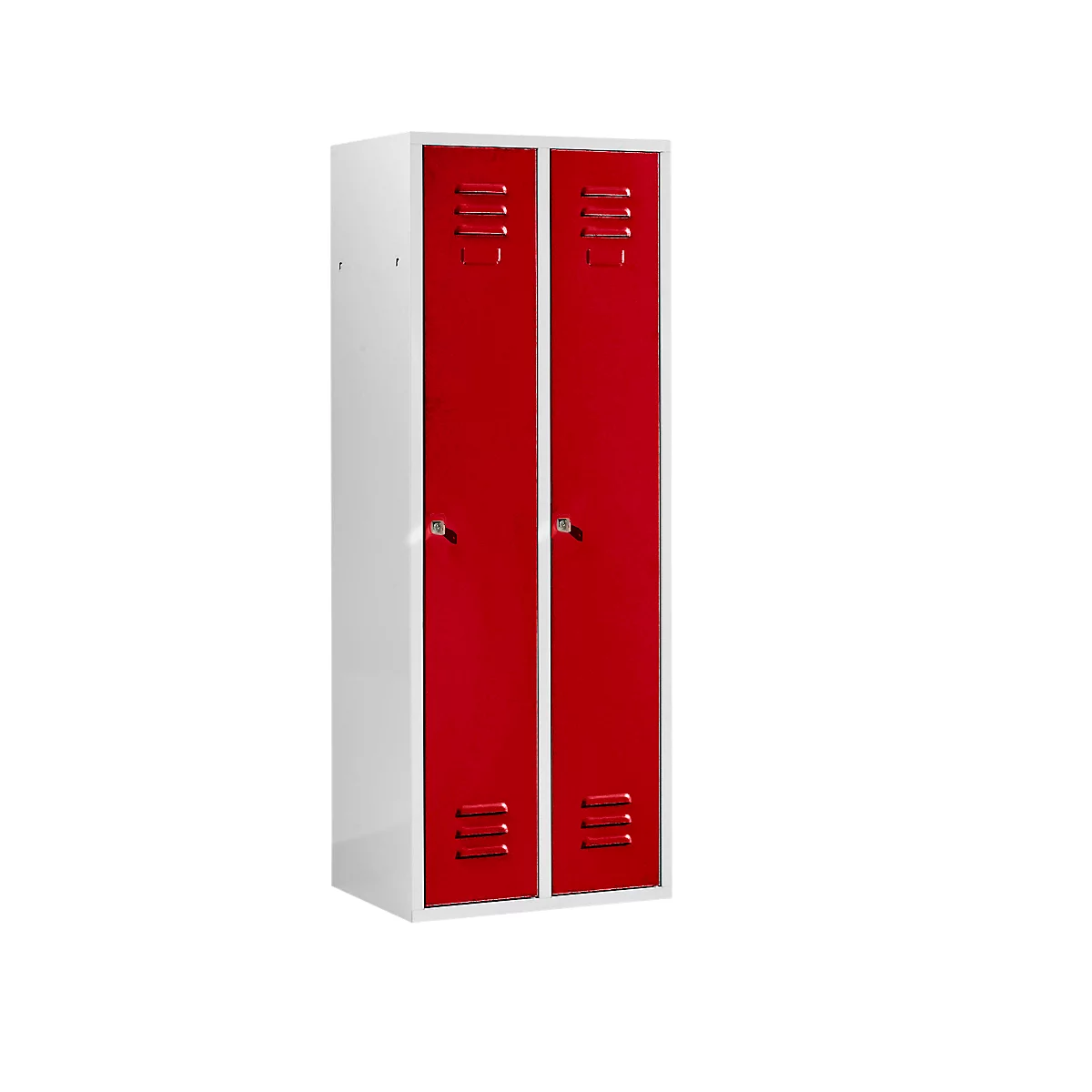 Schäfer Shop Select Kleiderspind, mit 2 Abteilen, Zylinderschloss, Tür rot