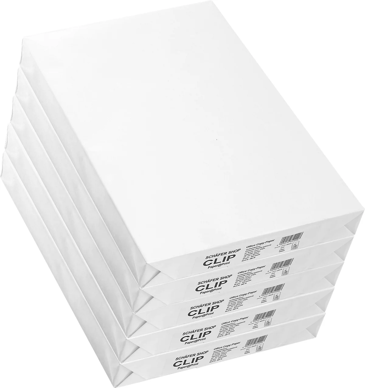 Schäfer Shop Select Kopierpapier Paper@Print, DIN A3, 80 g/m², weiß, 1 Karton = 5 x 500 Blatt