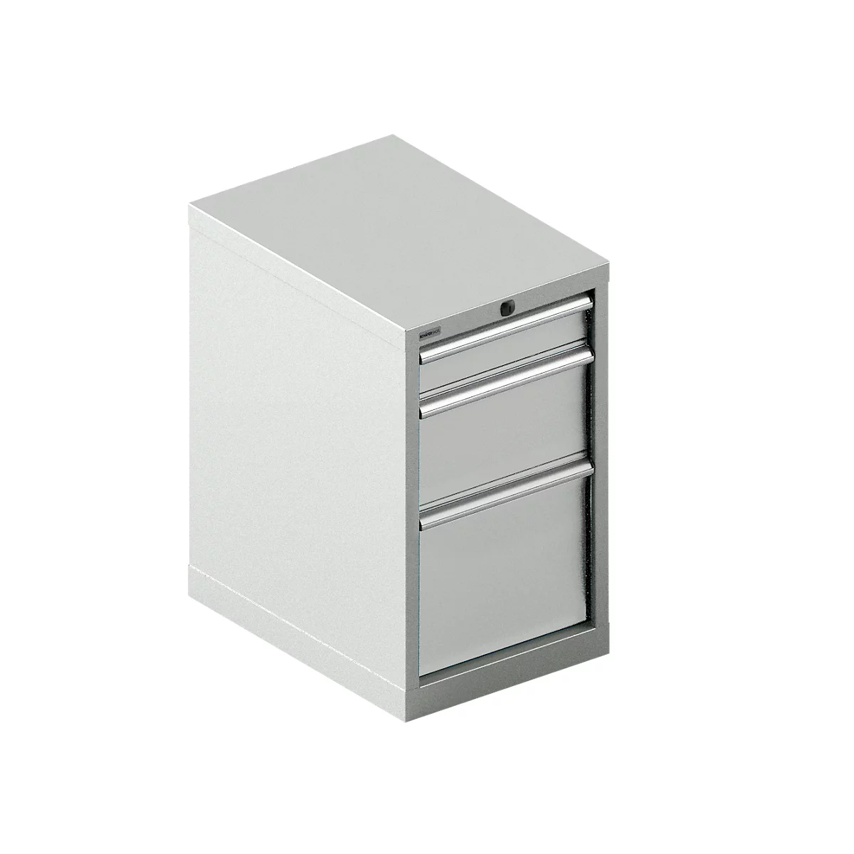 Schäfer Shop Select ladekast 18-27, 3 laden, tot 75 kg, B 411 x D 572 x H 700 mm, lichtgrijs/lichtgrijs