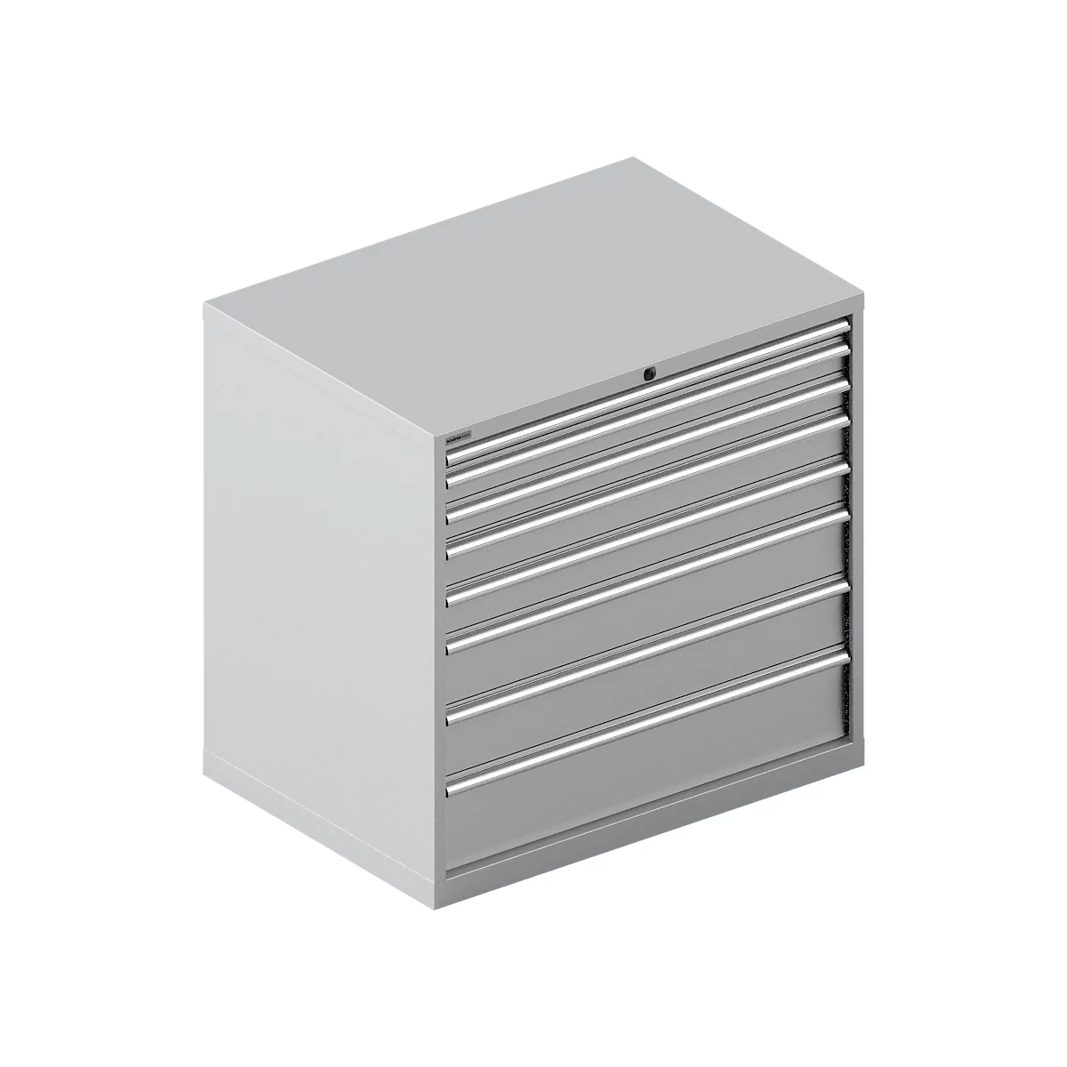 Schäfer Shop Select Ladekast 54-36 8 wit aluminium/aluminium wit / wit aluminium