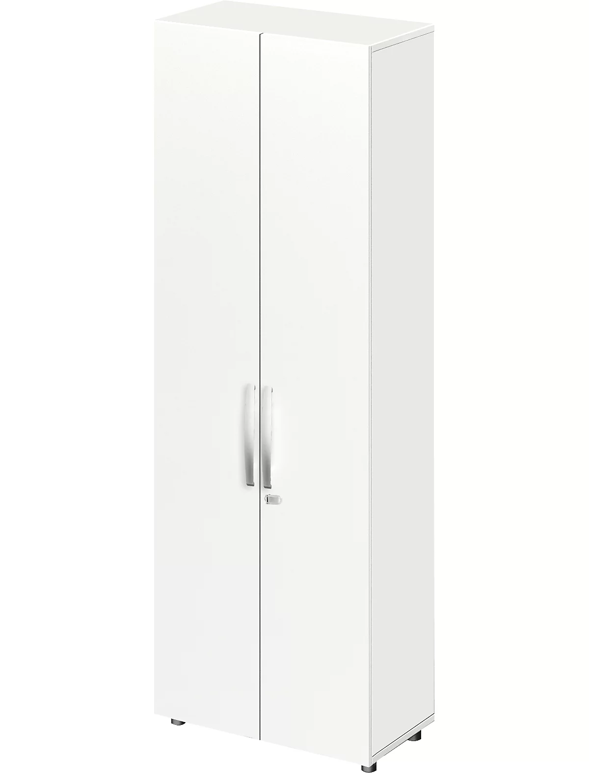 Schäfer Shop Select LOGIN armario, 6 alturas de archivo, An 800 x P 420 x Al 2240 mm, blanco/blanco