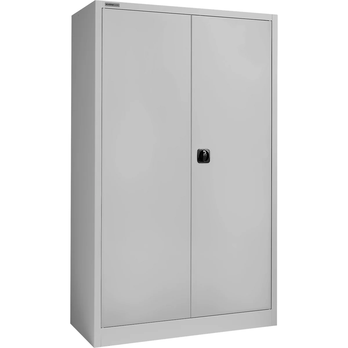 Schäfer Shop Select Magazinschrank, 10 Fachböden, ohne Ausstattung, B 1200 x T 500 x H 1935 mm, Stahl, weißaluminium