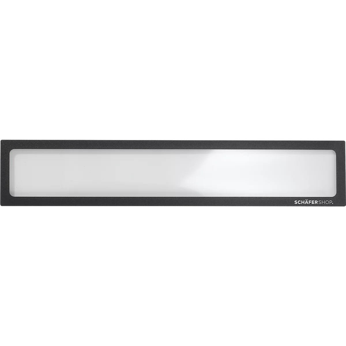 Schäfer Shop Select magneetlijst, voor koppen in A4 liggend/A3 staand formaat, UV-bestendige PET-folie, zwart, 4 st.