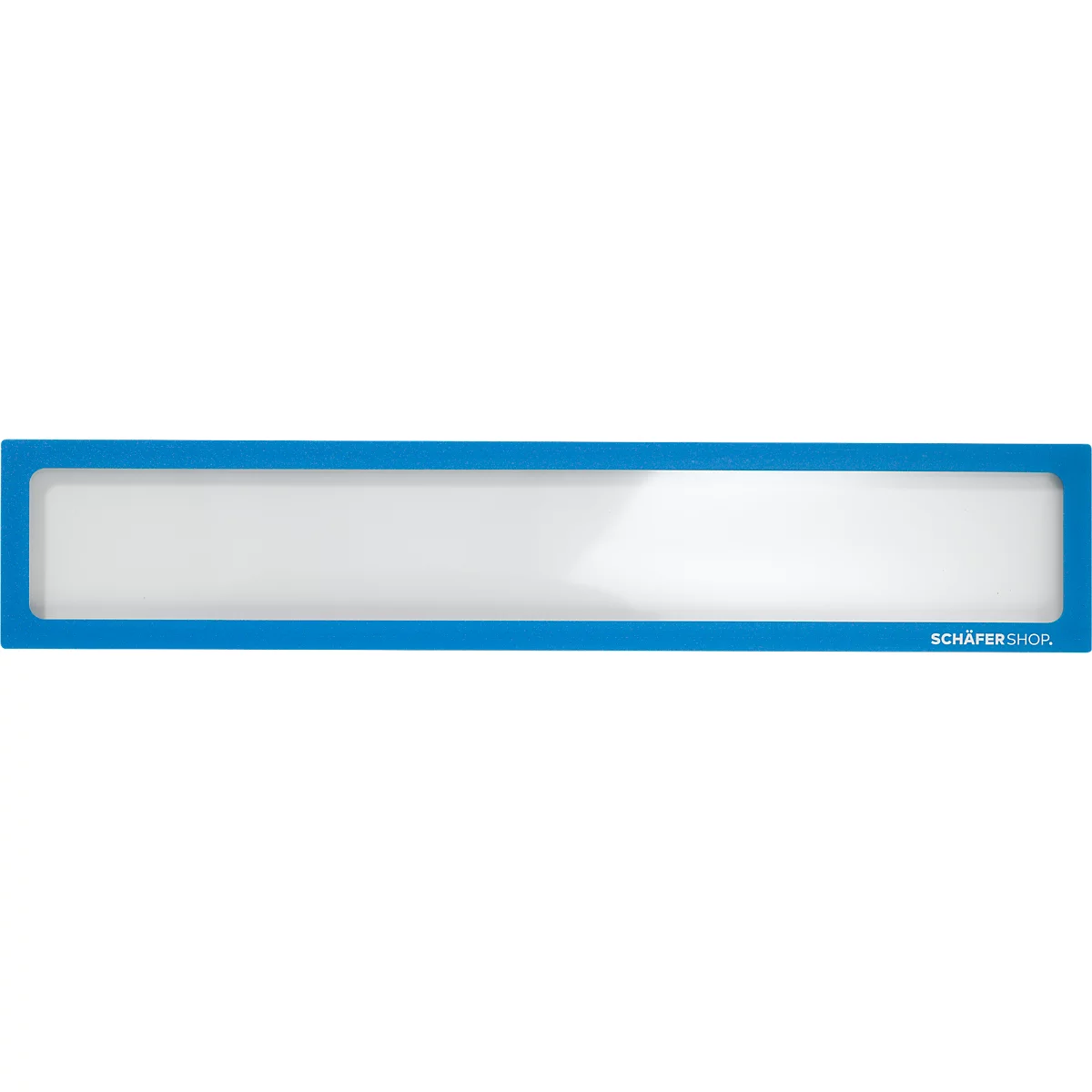 Schäfer Shop Select magneetlijst, voor koppen in A4 liggend formaat/A3 staand formaat, UV-bestendige PET-folie, blauw, 4 st.