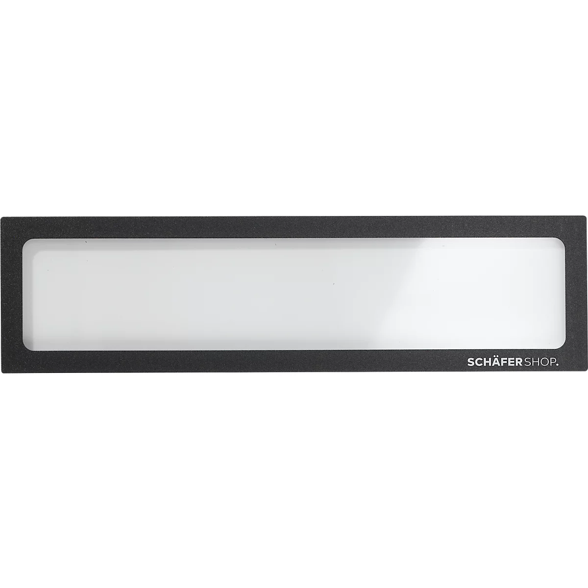 Schäfer Shop Select Magnetrahmen, für Überschriften im A5 Querformat/A4 Hochformat, UV-beständige PET-Folie, schwarz, 4 Stück