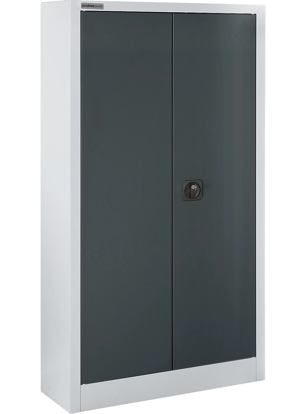 Schäfer Shop Select Material cabinet MSI 16408i , A 800 x P 400 x H 1535 mm, 3 estantes, acero, aluminio blanco/gris antracita