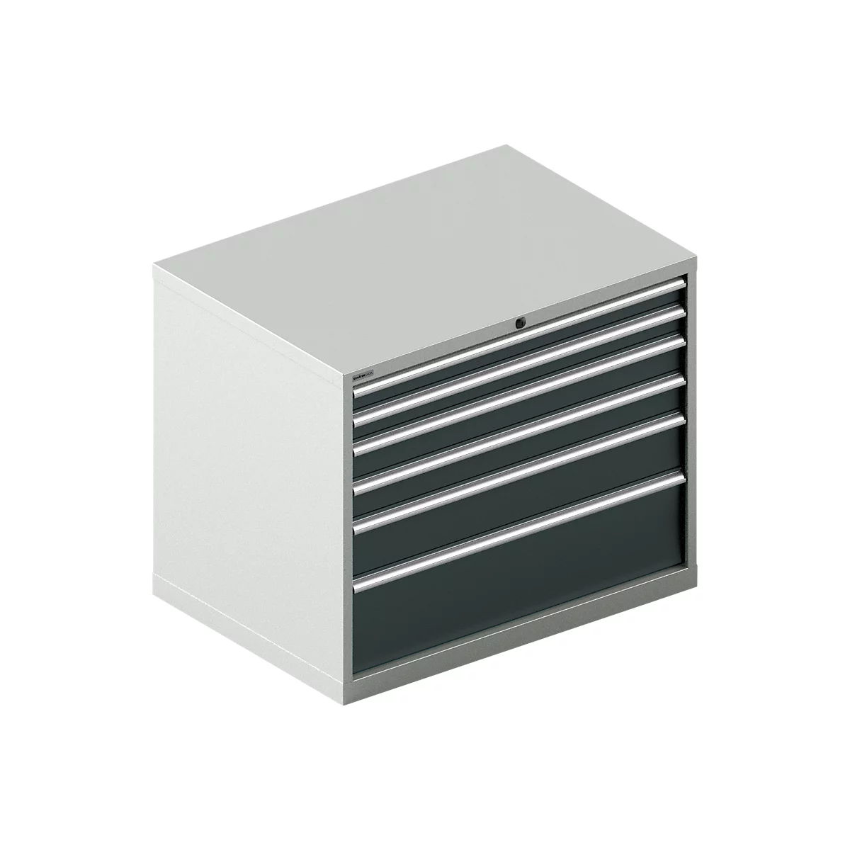 Schäfer Shop Select Meuble à tiroirs 54-36 6 gris clair/gris anthracite